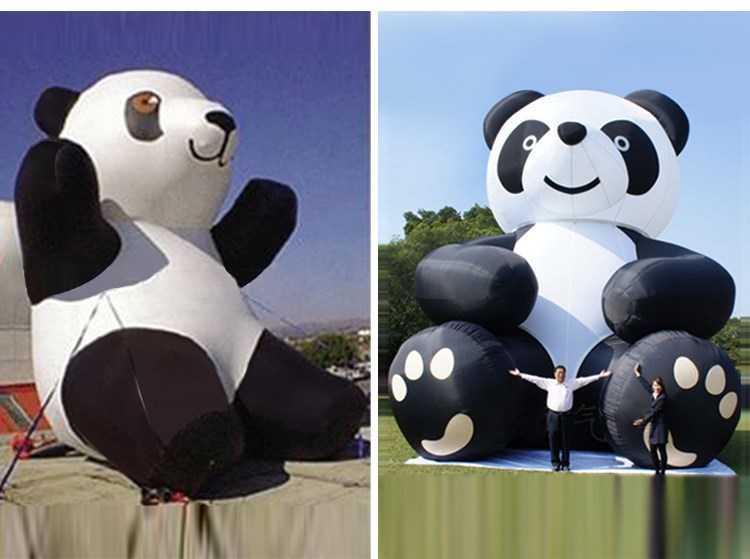 黄山充气熊猫展示